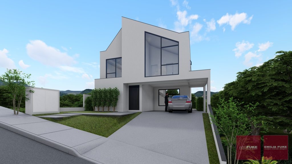Casa de 230 metros com 3 suítes e fachada diferenciada